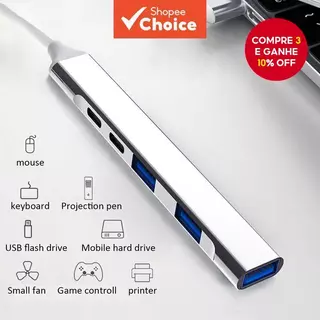 USB SATA para USB-C 3.0 Multiport HUB de Alumínio para MacBook Tablet PC Transferência de Dados de Alta Velocidade 5 em em Oferta na Shopee