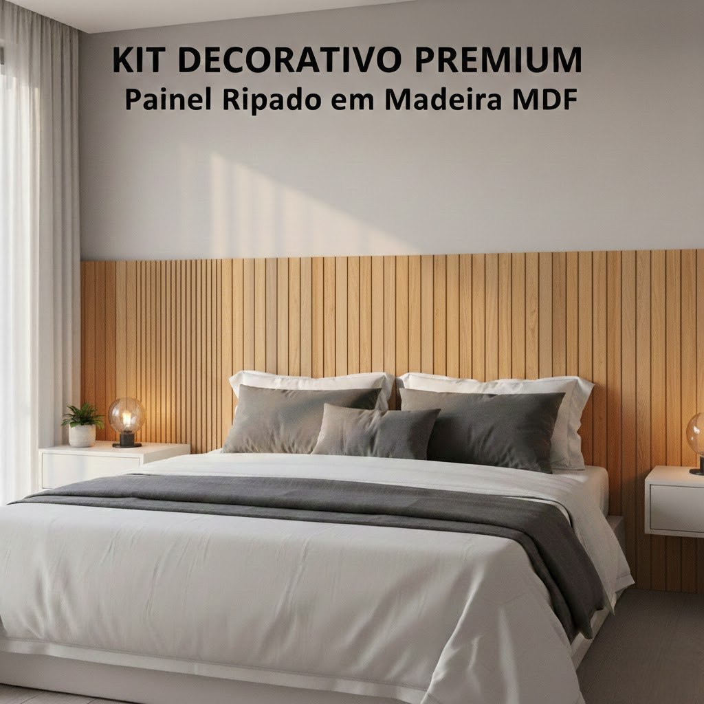 Revestimento MDF Autoadesivo para Parede | Kit 50 Placas – Envio ...