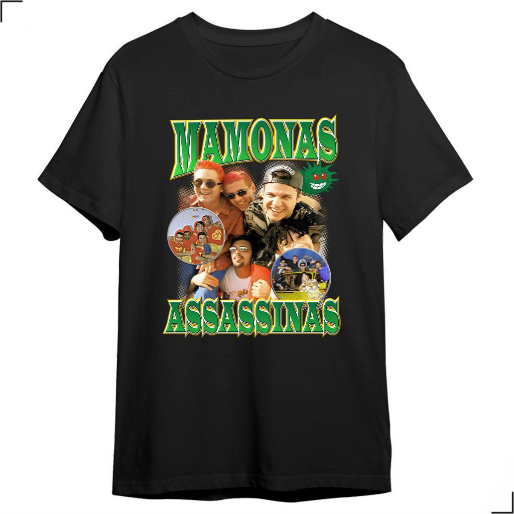 Camiseta Unissex Banda Mamonas Assassinas Pop Rock Comico 100% Algodão ...