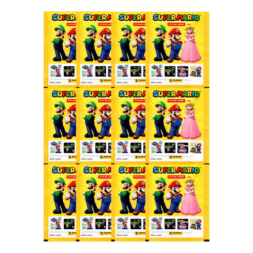 Kit 50 Figurinhas Do Album Super Mario 2026 (10 Env) em Oferta na Shopee