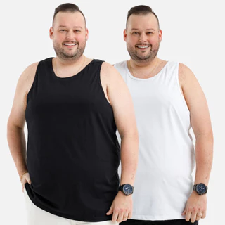 KIT 2 Regata Plus Size Masculina