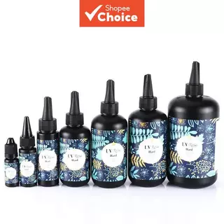 Resina UV rígida e transparente de secagem rápida para cura ultravioleta, cola epóxi para ferramentas de fabricação de em Oferta na Shopee