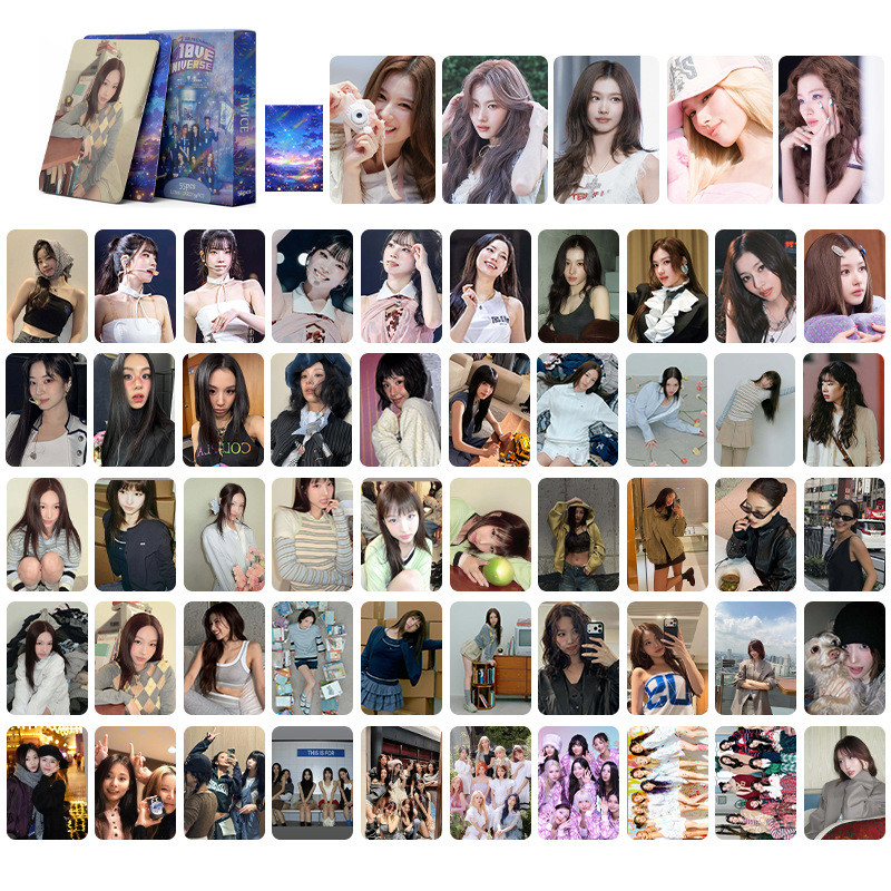 55pcs/box TWICE READY TO BE 2023 Album Photocards SET ME FREE Lomo