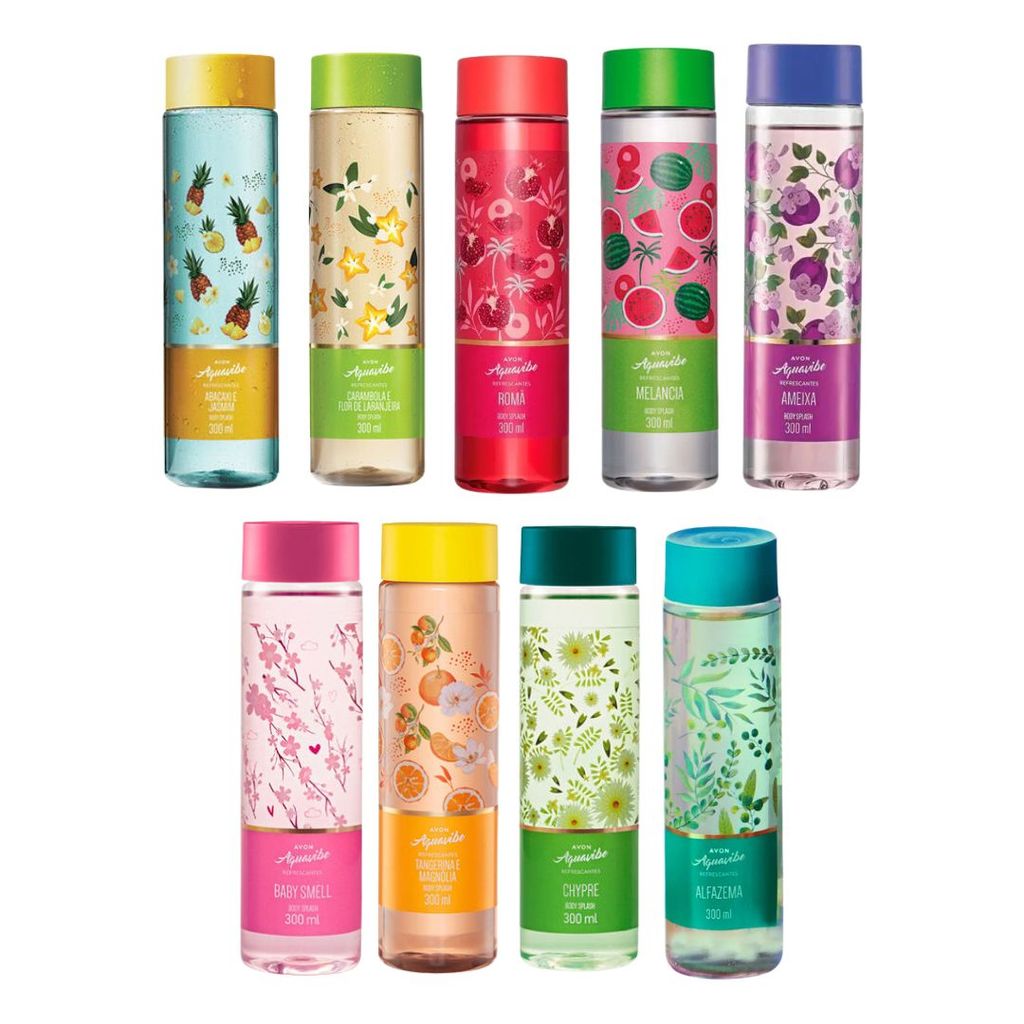 Body Splash Avon Aquavibe 300ml Refrescante | Shopee Brasil