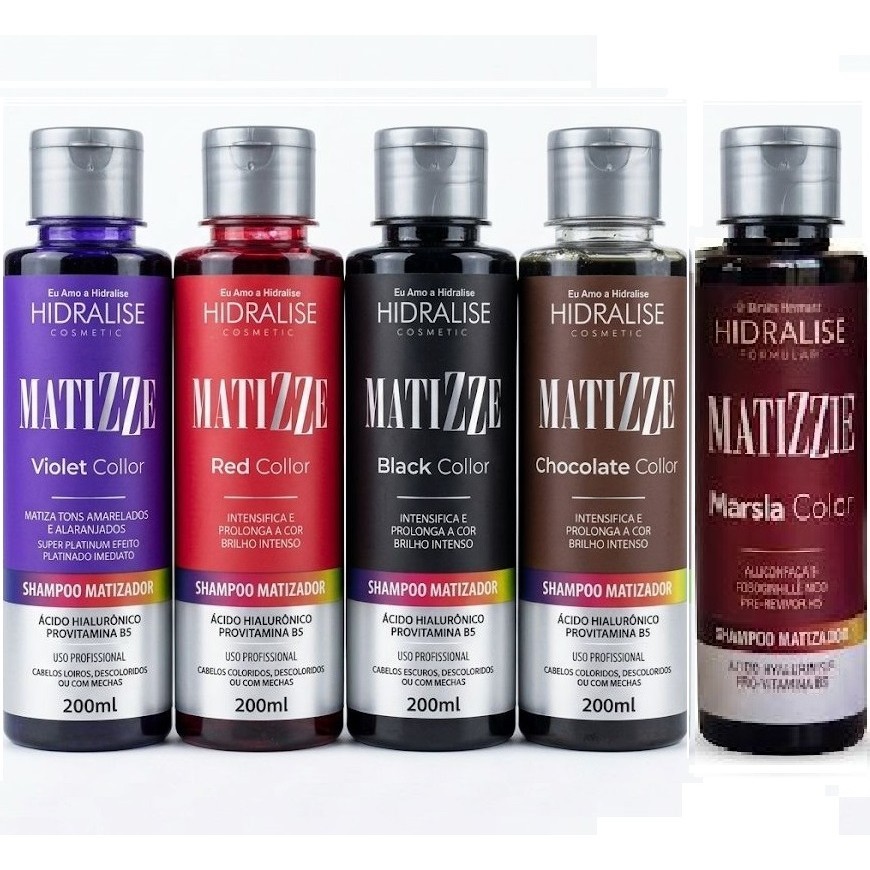 Shampoo Tonalizante Escurecedor Natural Matizze - Brilho e Cor sem ...