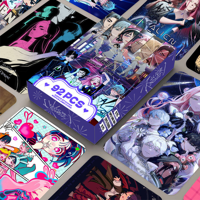 50-55pcs Manga Manhwa ALIEN STAGE Laser Holográfico Lomo Cards
