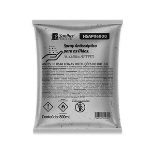 Higienizador Spray 6x800ml Santher Professional em Oferta na Shopee