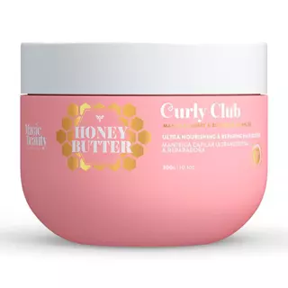MAGIC BEAUTY CURLY CLUB HONEY BUTTER MÁSCARA 300G em Oferta na Shopee