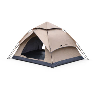 Barraca Automática Camada Dupla Camping Praia Parque Impermeável com Proteção UV e Ventilação Bege em Oferta na Shopee