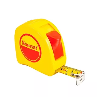 Trena com fita de aço 25 mm x 10 m com trava - KTS1-10ME-S - Starrett em Oferta na Shopee