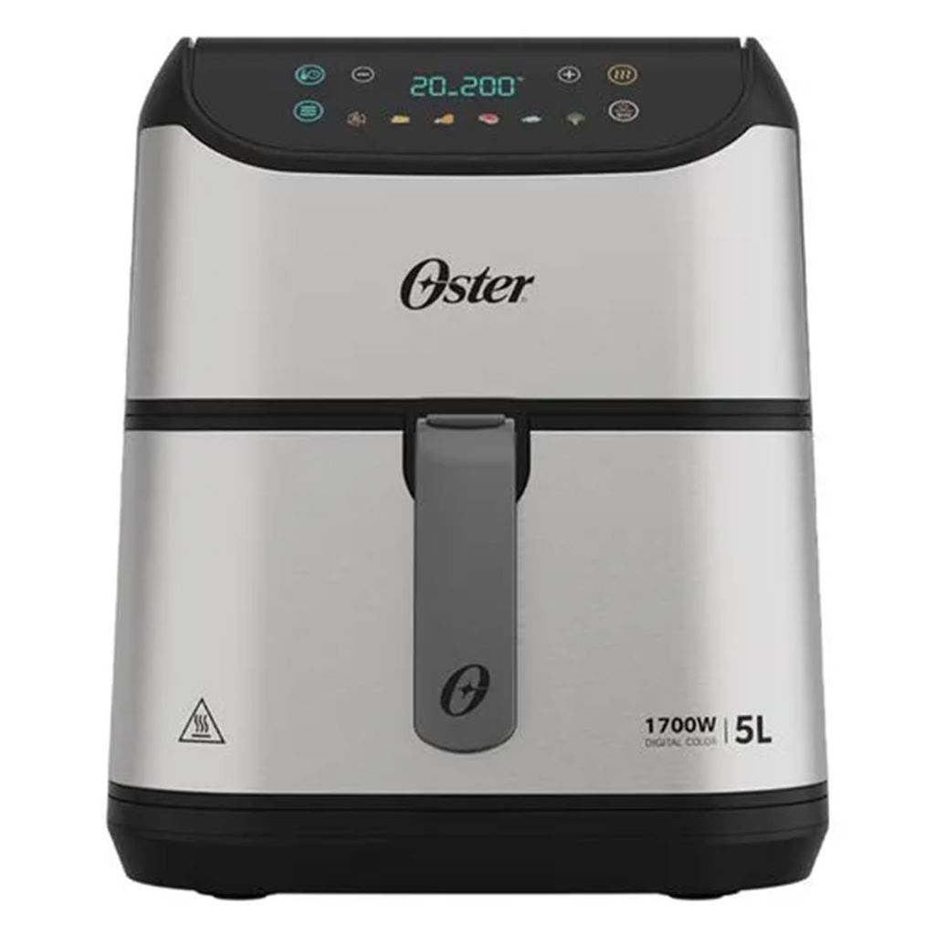 Fritadeira Elétrica Oster com Painel Digital Inox Preta 5L