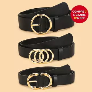 Conjunto De 3 Peças Feminino Elegante Cinto Minimalista Para Elegância Sem Esforço Combinam Jeans E Vestidos em Oferta na Shopee