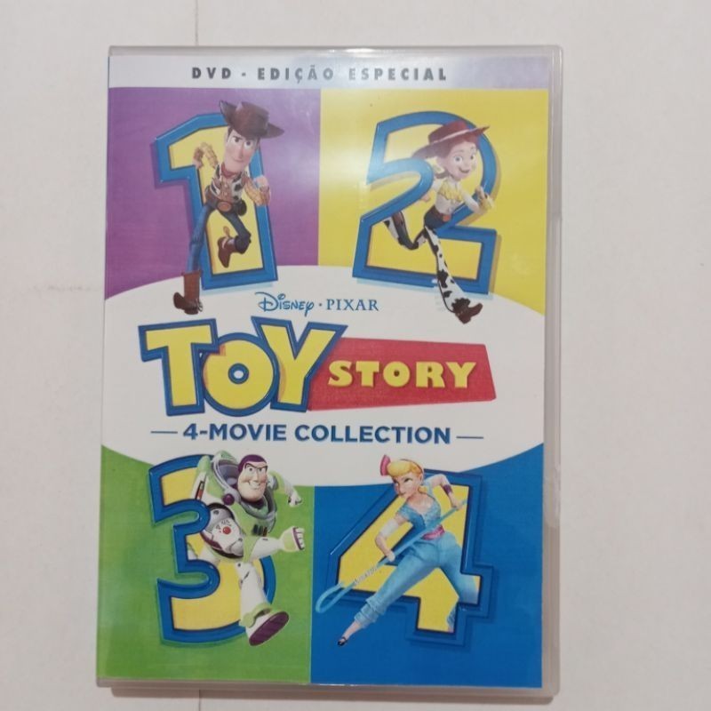 Dvd Toy Story 1 2 3 4 - 4 Dvd | Shopee Brasil