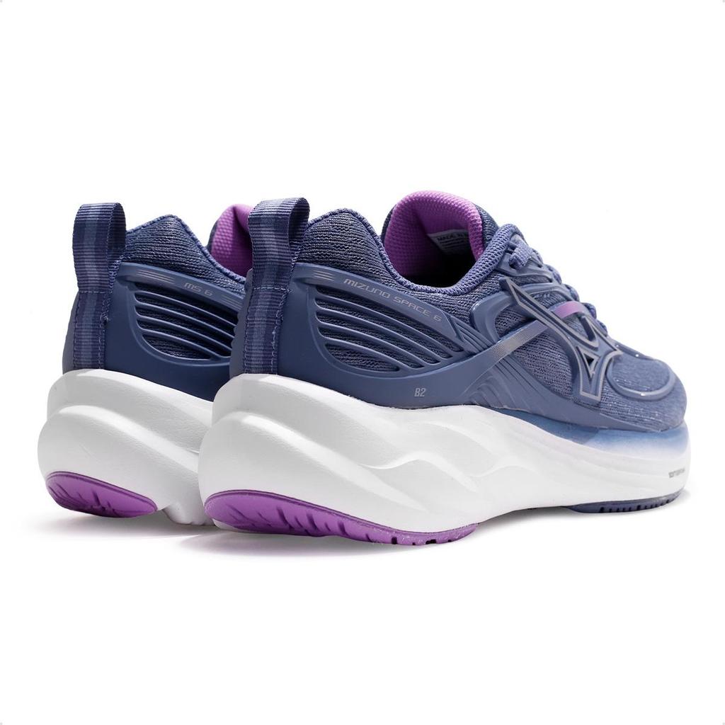 Tênis Mizuno Space 6 Feminino Azul/Lilas Original com Nota Fiscal