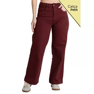 Calça Sarja Sawary Wide Leg Petit - 280528
