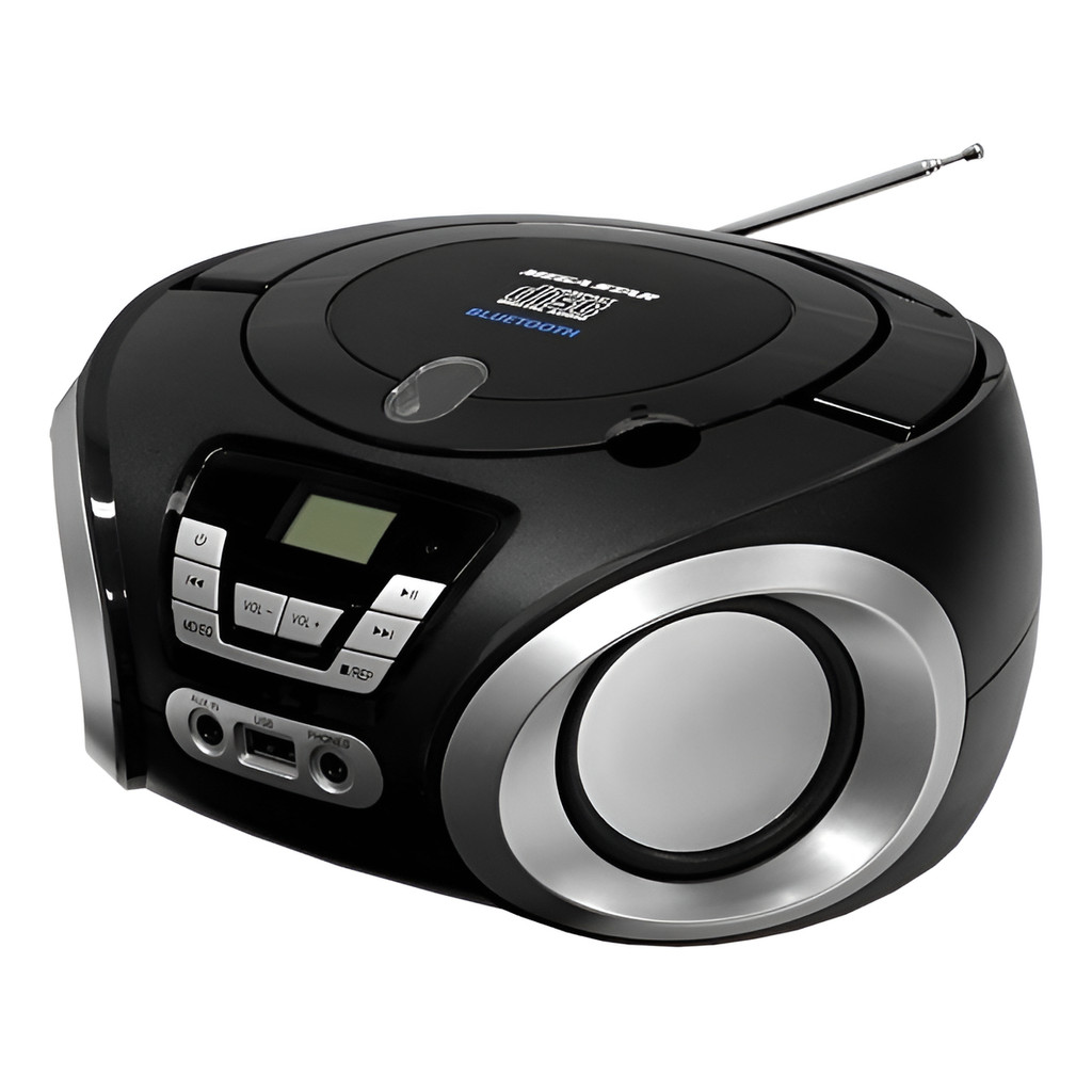 Micro System Megastar 1.200 Watts P.m.p.o Bluetooth Bivolt | Shopee Brasil