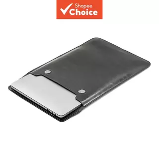  Envelope Bolsa para Laptop Super Fina, Capa de Manga de Microfibra Couro para MacBook M1 Pro Air 13 14 15 16 polegadas