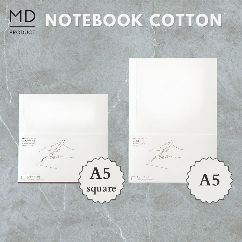 MD PRODUCT Notebook Cotton Blank - A5 Square & A5 Size DESIGNPHIL ...