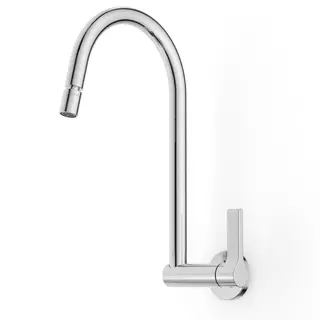 Torneira De Parede Para Cozinha Bica Media Lix Cromado Celite em Oferta na Shopee