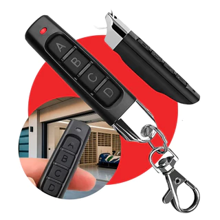Controle Remoto Portão Universal Alarme Mini Chaveiro Garagem Cancela Automação