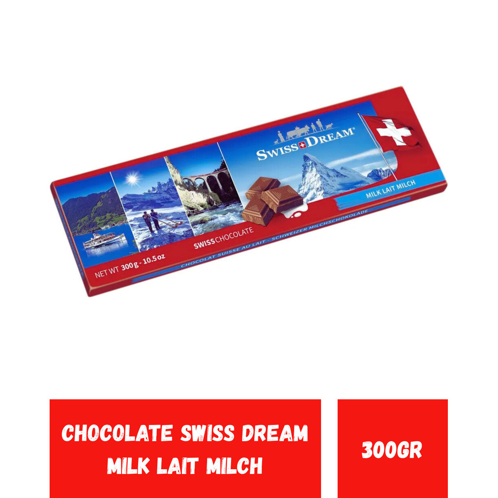CHOCOLATE SWISS DREAM SABORES IMPORTADO SUIÇA 300G | Shopee Brasil