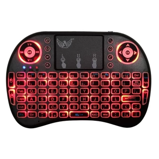 Mini Teclado e Touch Pad Portátil Controle Sem Fio Wireless Iluminado - AL-313_BT em Oferta na Shopee