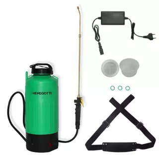 Pulverizador lateral a bateria 12V 8L com alavanca reversível MPB 8L - Menegotti em Oferta na Shopee