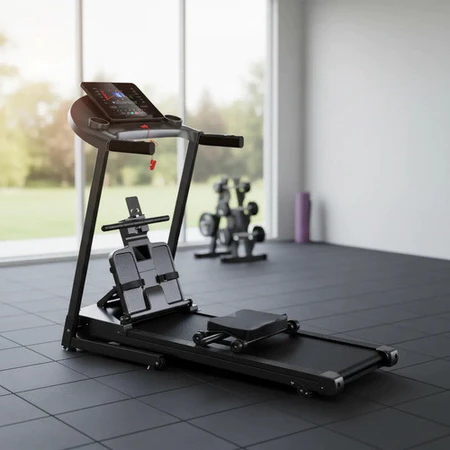 Esteira Ergométrica 2x1 com Simulador de Remo 12km h 127V 2.0HP 12 Programas Cardio