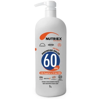 Protetor solar FPS 60 1 litro 61028 Nutriex em Oferta na Shopee