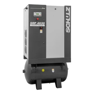 Compressor de ar de parafuso 30 hp 234,5L 9 bar trifásico Leans - SRP4030 Schulz