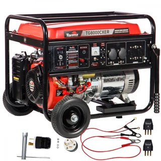 Gerador de energia a gasolina 7,2 Kva bivolt partida elétrica - TG8000CXER - Toyama em Oferta na Shopee
