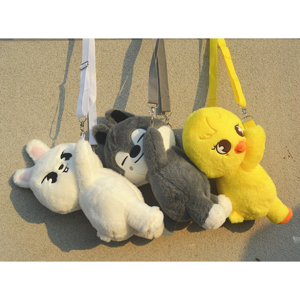 Kpop Idol Stray Kids Bolsa De Ombro SKZOO Mochila Crossbody