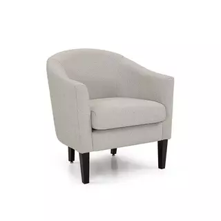 Poltrona Decorativa Quarto Herval Liz, Linho Gelo em Oferta na Shopee