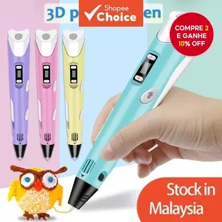 Caneta De Impressão Mágica 3D Grátis 10M DIY PLA Filamento Desenho Brinquedo Presente De Aniversário Criança em Oferta na Shopee