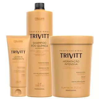 Trivitt Shampoo 1L + Mascara 1Kg + Leave-In 250 Ml em Oferta na Shopee