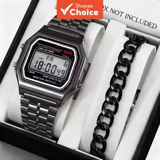 Presente Pronto Mini Relógio Eletrônico Multifuncional Masculino Com Faixa De Aço Para Esportes De Negócios E Moda Presente Pronto Mini Relógio Eletrônico Multifuncional Masculino Com Faixa De Aço Para Esportes De Negócios E Moda