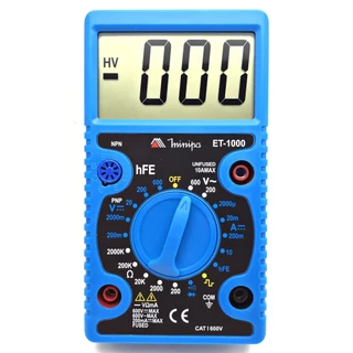 Multímetro digital portátil  - ET-1000 - Minipa em Oferta na Shopee