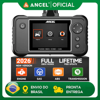 NOVO ANCEL FX2000 WIFI Ferramenta de Diagnóstico OBD2 Scanner Profissional de 4 Sistemas ABS SRS Motor Transmissão em Oferta na Shopee