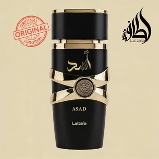 Lattafa Asad Eau de Parfum 100ml Masculino - Importado Original - Notas Amadeiradas, Baunilha e Especiarias em Oferta na Shopee