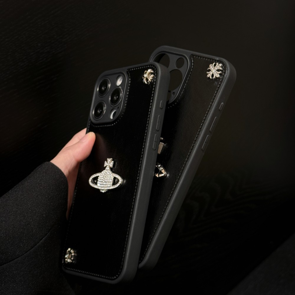 viviennewestwood✽エンベロープスマホケース Vivienne Westwood Strass Phone Case Para iPhone 18 17 16 15 14 13