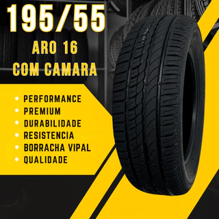 Pneu Carro 195 55 R16 Aro 16 HT Fiat Argo Cronos Chevrolet Onix Montana Volkswagen Polo Voyage 84 T