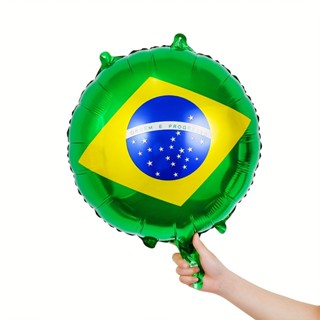 Conjunto De Balões De Folha Com Tema Brasil , 50 Peças , Design Verde Amarelo Azul , Perfeito Para O Dia Nacional , Eventos Culturais E Festa Dezembro em Oferta na Shopee