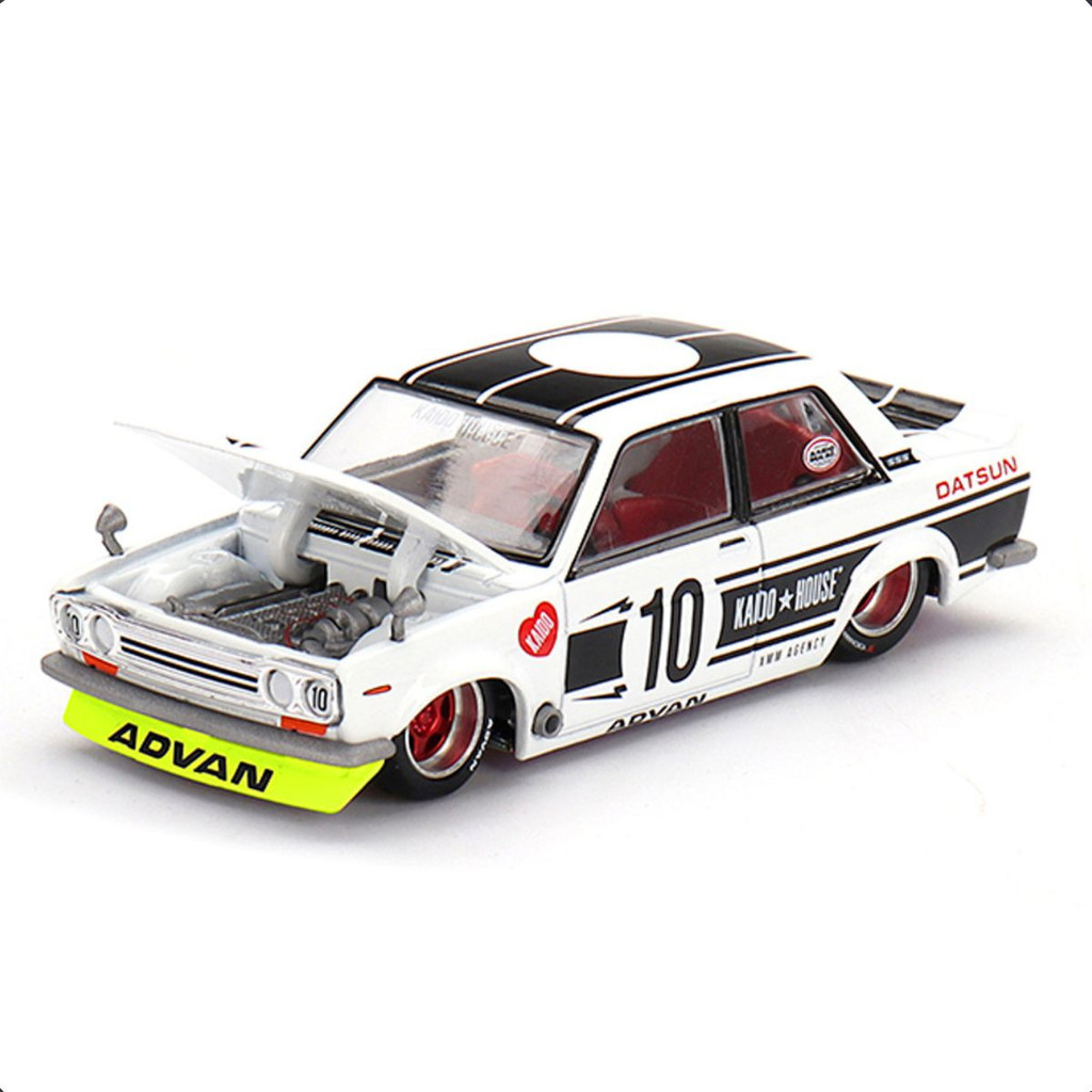 Miniatura Datsun 510 Kaido House XMM V1 Limited 1/64 Mini GT Metal