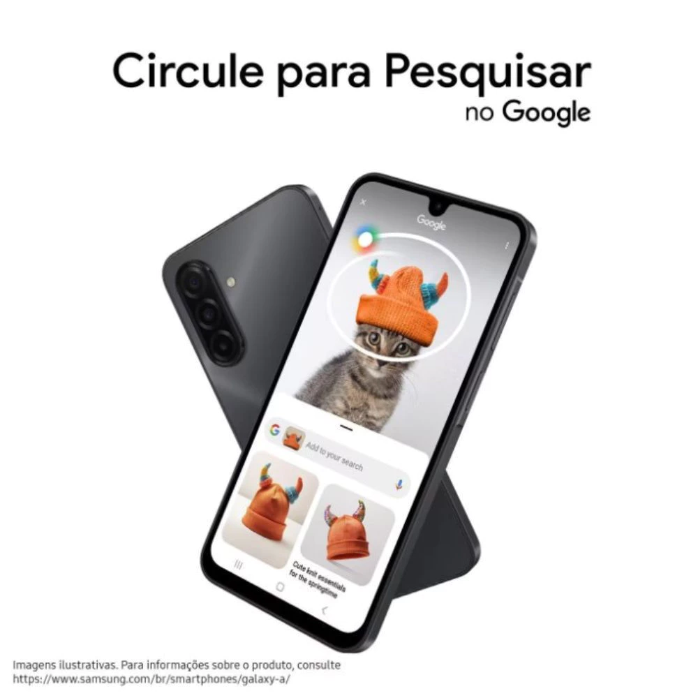 Celular Galaxy A17 4G Tela 6.7 128GB Super AMOLED Câmera Tripla 50MP Samsung - Preto — foto 3 de 5