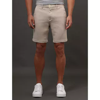 Bermuda Masculina Comfort Moletom Calvin Klein - Caqui Claro em Oferta na Shopee