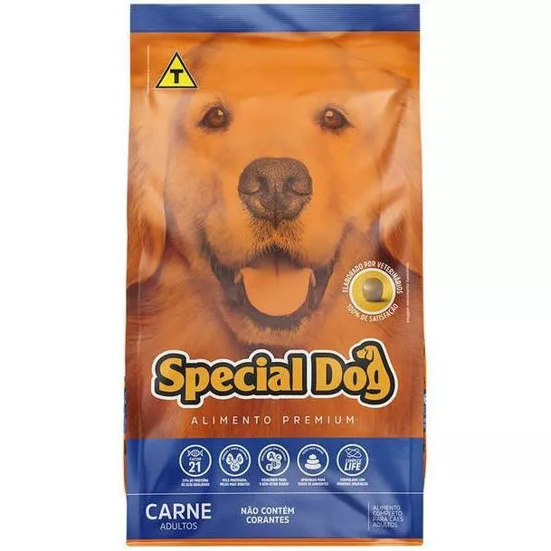 Imagem do produto Ração Special Dog Premium 15kg Cães Adulto Todos Os Tamanhos Sabor Carne no catálogo Master Pet