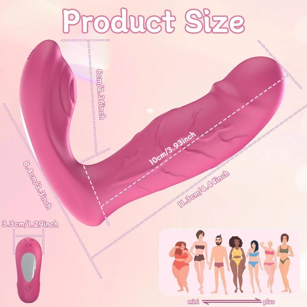 Vibrador de Motor Doble con Control por APP Portátil para Parejas - Juguete Adulto Discreto Recargable
