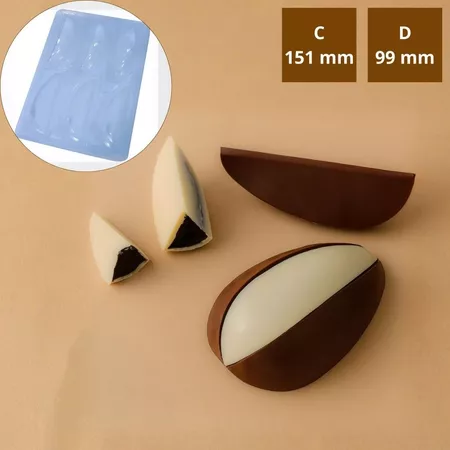 FORMA ESPECIAL P/ OVO 6 FATIAS BWB 3716 (BWB PÁSCOA 2026)