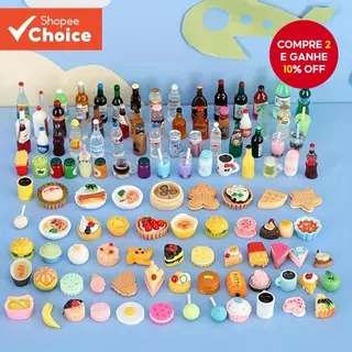 Mini Comida Bebidas Casa De Bonecas Itens Em Miniatura Acessórios De Boneca BJD Caber 1 : 12 Decoração De Cozinha Presen em Oferta na Shopee
