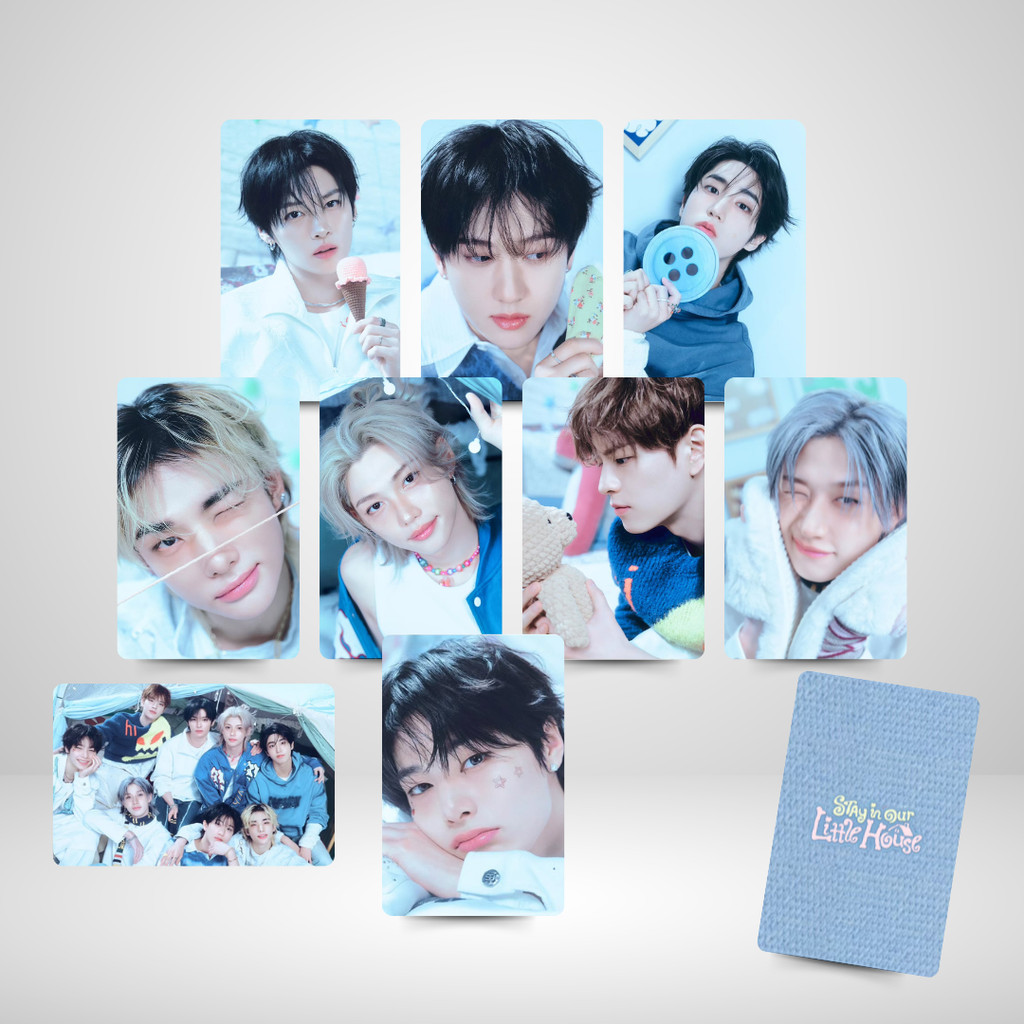 Stray Kids Stay in our Little House トレカ Photocard Stray Kids Stay In Our Little House 9 Unidades Frente e